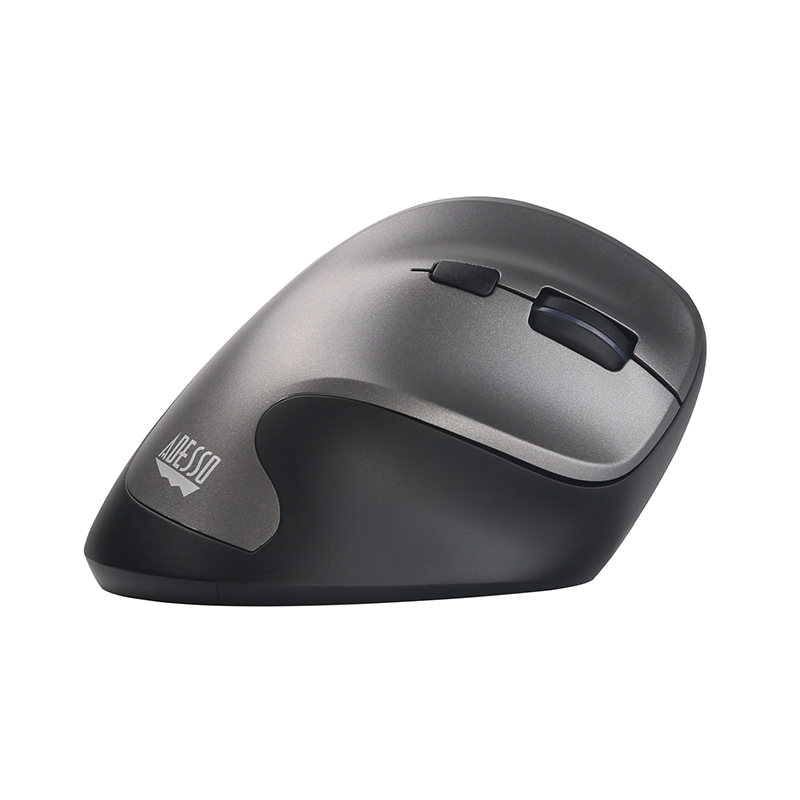 Adesso IMOUSE A20 Mouse - USB - Optical - 6 Button(s) - Grey - Wireless - Right-handed